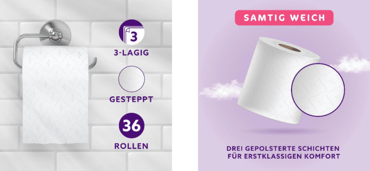 36 Rollen by Amazon Toilettenpapier