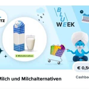 50 ct Cashback auf Milch / Milchalternativen