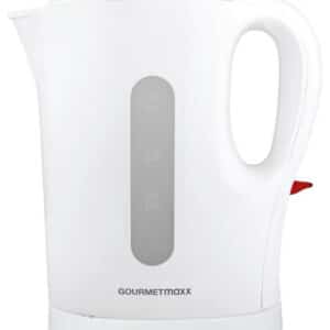 GOURMETmaxx Wasserkocher 1l 1200W in weiß für 6,99€(statt 9,99€) [Müller Abholung ]