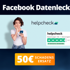 ⚠️Letzte Chance 🕵️‍♂️ 50€ Entschädigung für Facebook-Datenleck