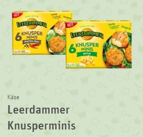 REWE-Produkttest: Knusperminis von Leerdammer