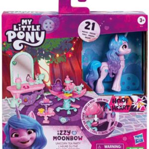 My little Pony 🦄 Teeparty Izzy Moonbow, Hoof to Heart Pony, 21 Accessoires für 3,55€ (statt 7€)