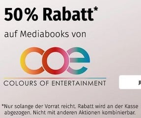 50 % Rabatt auf Mediabooks von COE bei Mueller.de