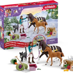 Schleich 99092 Adventskalender 🐴 Horse Club 2024 Spielset mit 36 Teilen für 15€ (statt 27€)