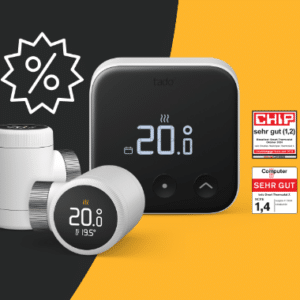 tado Black Friday Deals 🌡️ smartes Thermostat X Starter Kit für 80€ + 10 Jahre Garantie (statt 156€)