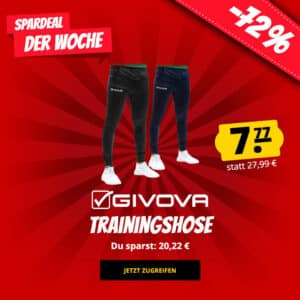 Givova One Trainingshose für 12,72€ (statt 24€)