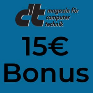 💻 c’t Miniabo für 14,40€ + 15 Bonus