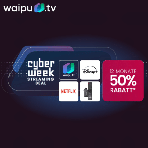 waipu.tv Cyber-Week: 50% Rabatt für 12 Monate 💎 alle TV-Sender + Netflix für 8€/Monat 💎 alle TV-Sender + Disney+ für 9€/Monat 💎 uvm.