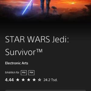 STAR WARS Jedi: Survivor (PlayStation) für 19,99€ statt 25,89€ (PS4) / statt 29,85€ (PS5)