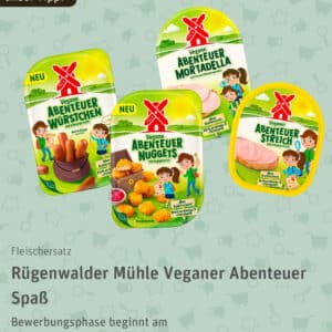 REWE Produkttest - Rügenwalder Mühle Veganer Abenteuer Spaß