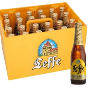 Leffe Blonde Flaschenbier, MEHRWEG im Kasten 24x0,33L für 24,69€(statt 31,99€)