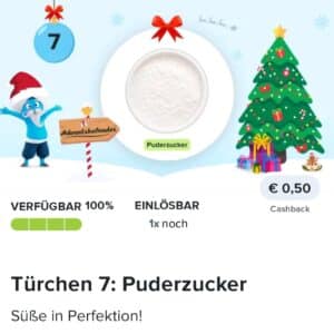 0,50€ Cashback auf Puderzucker bei Marktguru