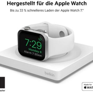 Belkin Schnellladegerät für die Apple Watch 7 / 8 / 9 / 10 Ultra in Schwarz oder Weiß (MFi-zer­ti­fi­zier­t) je 29,99€ (statt 41,99€)