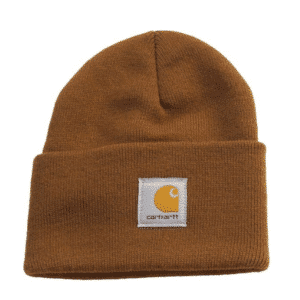 Carhartt Strickmütze in Braun und Orange für 11,95€