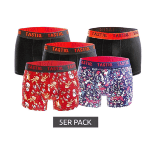 15er Pack TASTIQ 🎄 Herren Boxershorts mit Weihnachts-Print  für 29,97€ versandkostenfrei