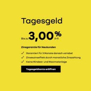 Renault Bank Tagesgeld: bis zu 3,00% p. a. für Neukunden 🤑 Festgeld: bis zu 2,45% p.a.