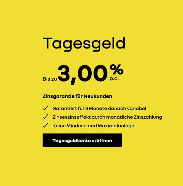 Thumbnail Renault Bank Tagesgeld: bis zu 3,00% p. a. für Neukunden 🤑 Festgeld: bis zu 2,45% p.a.