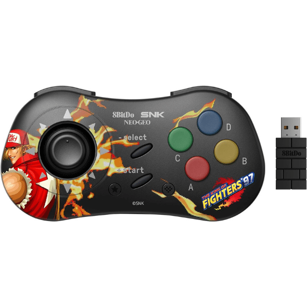 Thumbnail 8BitDo Terry Bogard Bluetooth-Controller 🎮 im Stil von SNK Neo Geo - Kompatibel mit PC Windows und Android für 24,99€ (statt 34,45€)