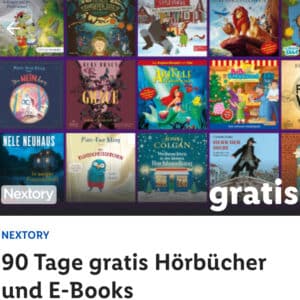 Nextory: 90 Tage gratis Hörbücher &amp; E-Books für Lidl Plus Kunden