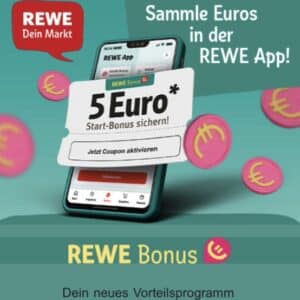 REWE Bonus: 5€ Startguthaben für den Nachfolger von Payback