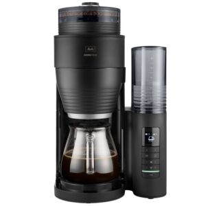 Melitta AromaFresh Pro X Filterkaffeemaschine mit Mahlwerk und Glaskanne (schwarz) für 133,99€ statt 187,75€