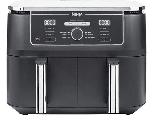 NINJA AF400EU Foodi Max Dual Zone Heißluftfritteuse 2470 Watt Schwarz