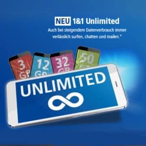 Neue 1&amp;1 Unlimited Tarife mit 5G ab 9,99€/Monat - auch mtl. kündbar!