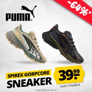 Puma Unisex Sneaker Spirex GORPCore für 44,94€ (statt 110€)