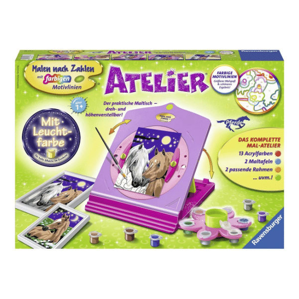 Thumbnail Ravensburger Malen nach Zahlen Atelier Pferde für 28,94€ (statt 34€)