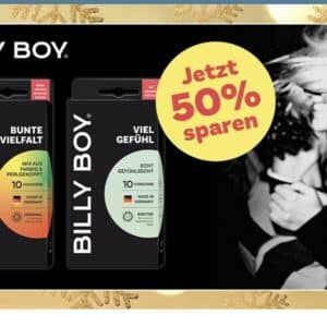 Scondoo - 50 % Cashback auf Billy Boy Bunte Vielfalt und Viel Gefühl