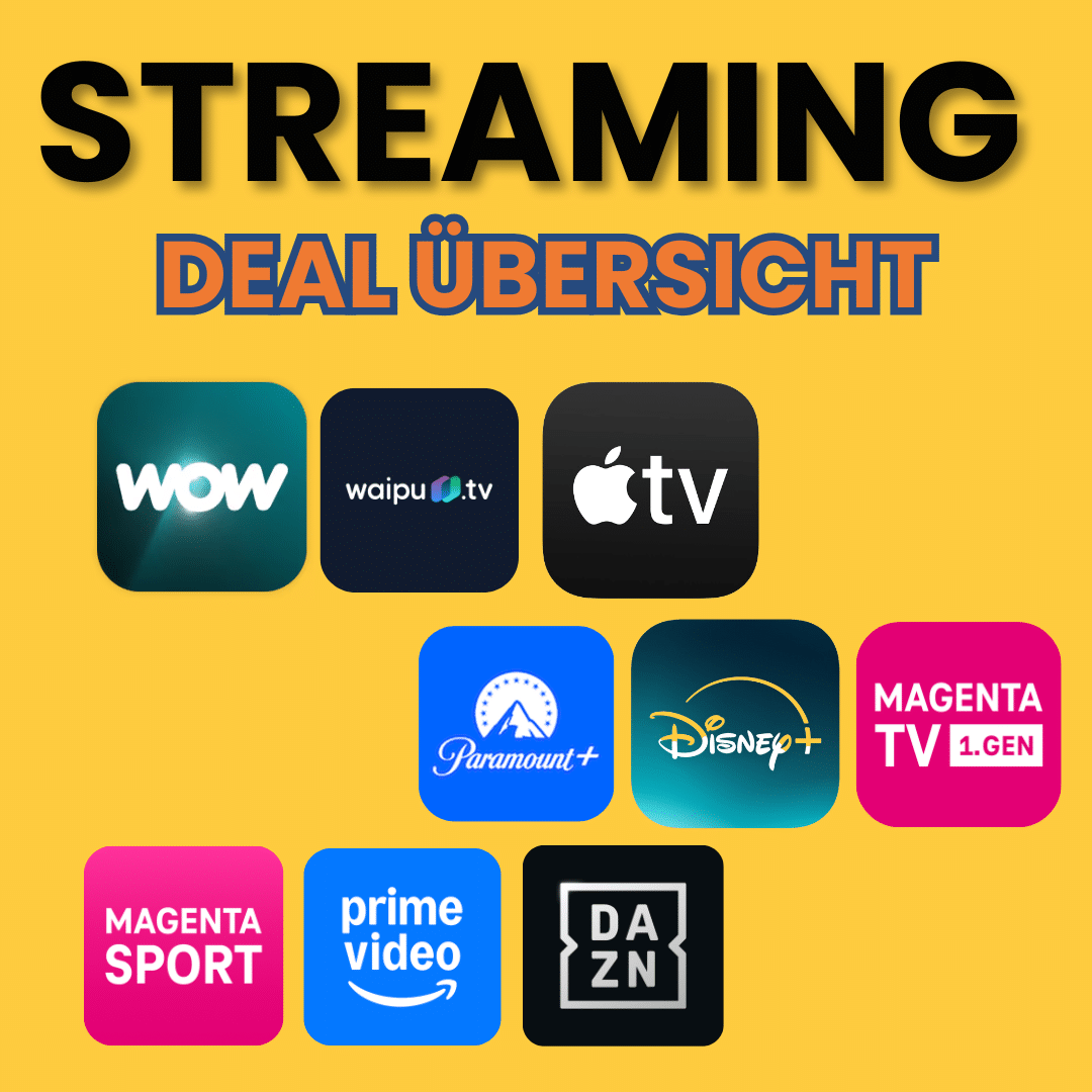 Thumbnail Die besten Streaming-Deals: Unterhaltung und Sport für jeden Geschmack 🎥⚽ mit allen aktuellen Bestpreisen