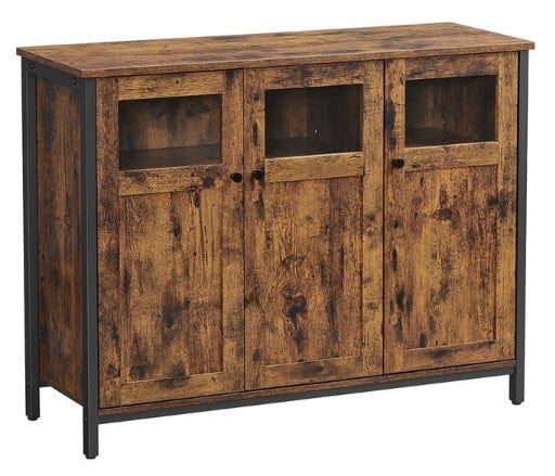 Braun-schwarzes Sideboard von Vasagle