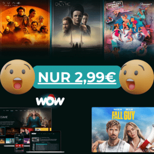 WTF?! Nur noch 2,99€/Monat! 🔥 12 Monate WOW Filme &amp; Serien 😲 Normalpreis: 9,98€/Monat