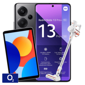 Eff. gratis: Xiaomi Redmi Note 13 Pro+ (512GB) für 99€ + GRATIS Xiaomi Redmi Pad SE 8.7 + GRATIS Xiaomi Vacuum Cleaner G20 Lite + 4GB LTE Allnet für 9,99€/Monat (o2 Basic 10)