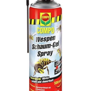 COMPO Wespen Schaum-Gel Spray – Wespenspray mit Sprührohr – wirkt gegen Wespen und Wespennester 500ml für 6,99€ (statt 16,99€)