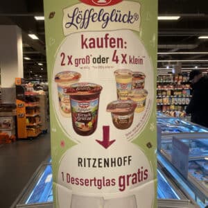 gratis Dessertglas Dr.Oetker für 2x oder 4x Dessertkauf bei Rewe