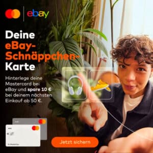 eBay: 10 € sparen bei Zahlung mit Mastercard ab 50€ MBW