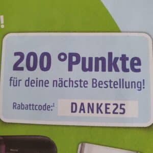 Payback  200extra °P für  deine nächste Bestellung!!!