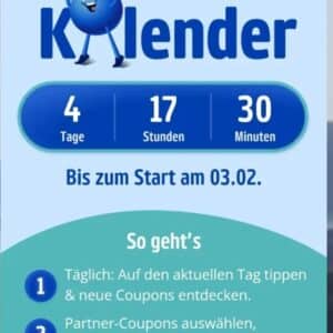 Der Coupon Kalender kommt zurück - ab 03. Februar in der Payback App