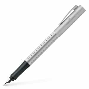 FABER-CASTELL Füller Grip 2011, Feder F in Silber für 6,53€ (statt 20,32€)