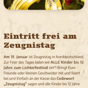 Eintritt frei 31.1.25 im Serengeti Park Hodenhagen