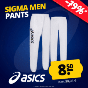 🏃 ASICS Sigma Pants mit individuell anpassbarer Passform