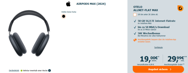 AirPods Max Tarif