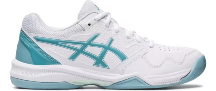 Asics Gel-dedicate 7 Damen-Indoorschuh Weiß Blau