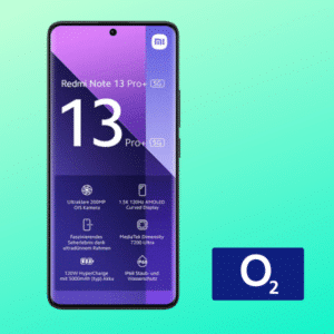 Xiaomi Redmi Note 13 Pro+ 5G (512GB) für einmalig 1€ + 20GB 5G/LTE Allnet für 15,99€/Monat (o2 Basic 20)