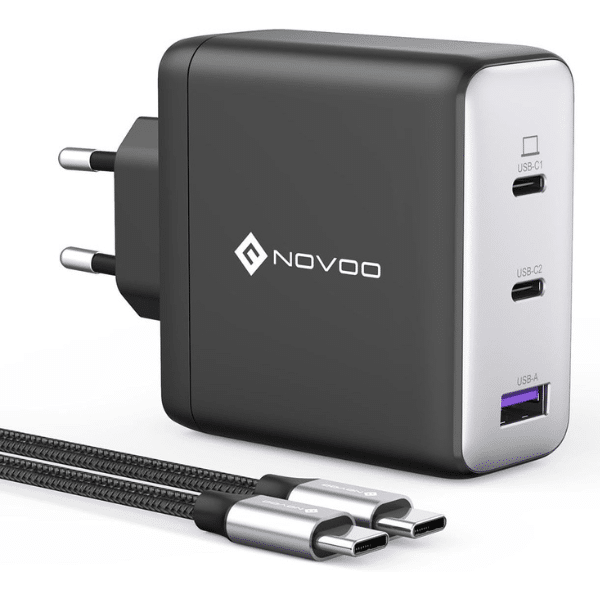 Thumbnail 🔌 49% Rabatt! 🤑 NOVOO 120W USB C Ladegerät / Netzteil mit GaN III ✔️