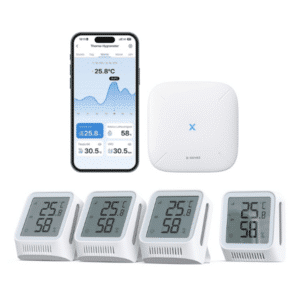 X-Sense WLAN Hygro- u. Thermometer mit 4 Sensoren und Basisstation SB50, STH0A41 für 76,49€ (statt 90€)