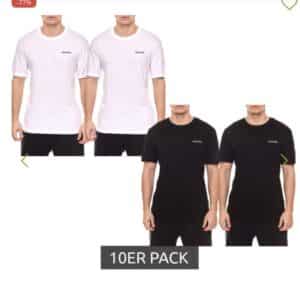 👕 HECHTER STUDIO 10er Pack T-Shirts aus reiner Baumwolle für 39,99€ - 4€ / Shirt