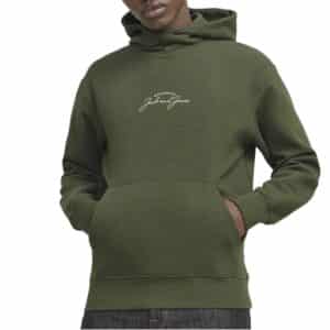 💚 Jack & Jones Hoodie dunkelgrün mit kuscheliger Kapuze für 16€ zzgl. Versand