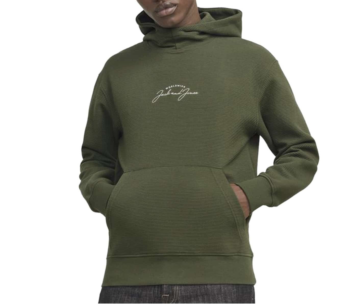 Thumbnail 💚 Jack & Jones Hoodie dunkelgrün mit kuscheliger Kapuze für 16€ zzgl. Versand